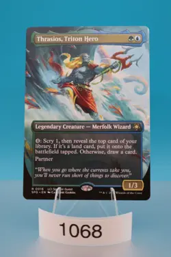 MTG Thrasios, Triton Hero (Borderless) Special Guests Regular #16 - Image 1
