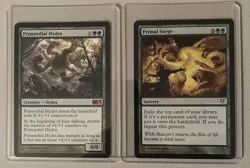 Primordial Hydra And Primal Surge Mtg Cards Regular - Image 1