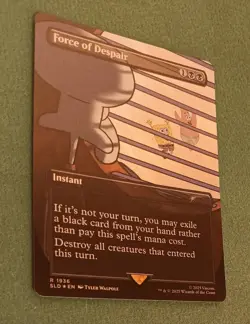 MTG - Force of Despair Borderless Rainbow Foil - Spongebob Secret Lair - 1936 R - Image 1