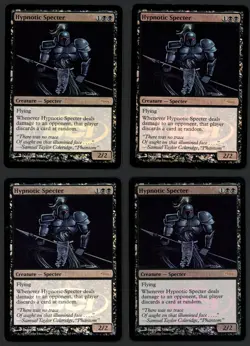 ***4x FOIL Hypnotic Specter Promo*** MTG Promo Magic Kid Icarus - Image 1