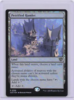 Secrets of Strixhaven Magic: The Gathering Petrified Hamlet Foil R0259 - Image 1