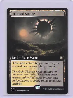 Eclipsed Steppe (Extended Art) Commander: Secrets of Strixhaven Regular R0101 - Image 1