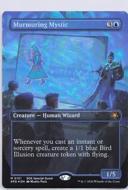 Murmuring Mystic (Borderless) Special Guests Foil M0151 - Image 1