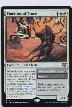Secrets of Strixhaven Magic: The Gathering Emeritus of Truce Foil M0013 - Image 1