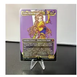 MTG Final Fantasy Celes, Rune Knight Borderless Commander - Image 1