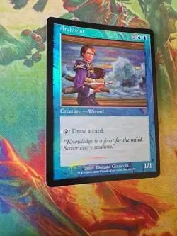 Archivist 7th Edition Foil Rare MTG Magic The Gathering LP/Excellent Condition - Image 2