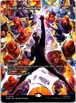 MTG Thrill of Possibility 0028 Regular (Borderless) Marvel Eternal-Legal NM MAR - Image 1