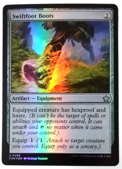 Swiftfoot Boots - Foundations (FDN) - FOIL - EN - U - 0258 - Image 1