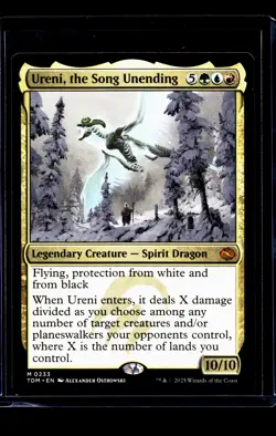 2025 MTG Magic the Gathering TDM Tarkir Dragonstorm #233 Ureni the Song Unending - Image 1