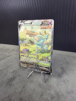 Golurk V 182/203 Swsh07: Evolving Skies Alternate Art Full Art Pokemon TCG NM - Image 3