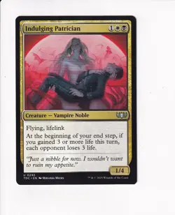 MAGIC THE GATHERING MTG COMMANDER: TARKIR: DRAGONSTORM INDULGING PATRICIAN - Image 1