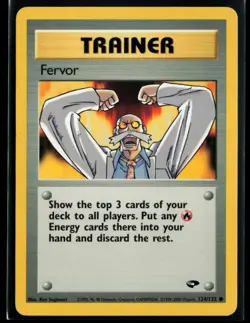 2000 Gym - Challenge Fervor #124 Non Holo Pokemon Card - Image 1