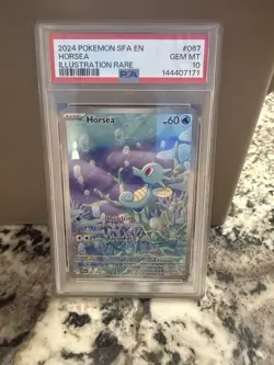 2024 Pokemon SV Shrouded Fable SFA en Horsea #067/064 PSA 10 - Image 1