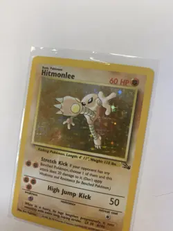 Hitmonlee (7) Holo Rare Fossil 07/62 Lp Pokemon - Image 3