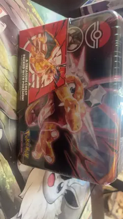 Pokemon TCG CHARIZARD Collectors Treasure Chest Lunchbox Tin BRAND NEW SEALED - Image 1