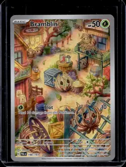 2023 Pokemon SV Paldea Evolved Bramblin Illustration Rare #198/193 - Image 1
