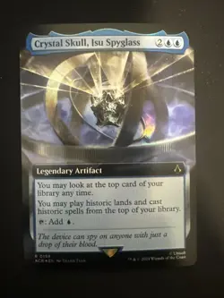 NM Foil Crystal Skull, Isu Spyglass, MTG, Assassin's Creed, Magic, 15 - Image 1
