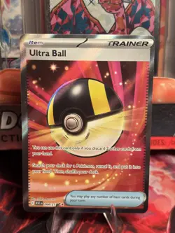 Pokemon Ultra Ball 264/217 Full Art Holo Trainer-Item Ascended Heroes NM - Image 1