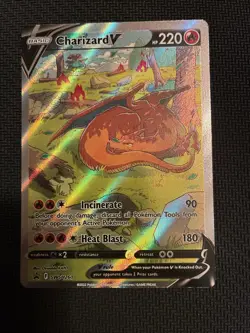 Charizard V SWSH260 Black Star Promo Card 2022 Sword and Shield - Image 2