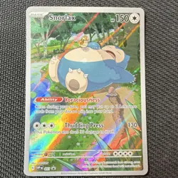 Pokemon Snorlax 051 Scarlet & Violet Promo Holo Rare TCG Card English 2023 - Image 1