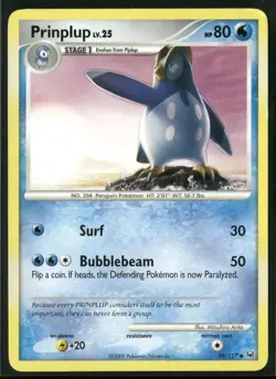 Prinplup 59/127 Uncommon Platinum Pokemon Lightly Played - Image 1