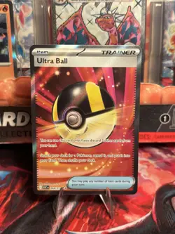 Pokemon Ultra Ball 264/217 Full Art Holo Trainer-Item Ascended Heroes NM - Image 1