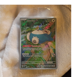 Snorlax SVP 051 Scarlet & Violet Promo Full Art Holo 150 HP English TCG - Image 1