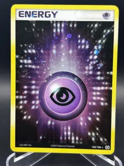 Pokemon Psychic Energy Holo Rare Emerald 105/106 Vintage LP - Image 1