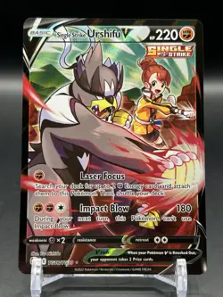 Pokemon TCG Single Strike Urshifu V - Ultra Rare - TG18/TG30 Brilliant Stars - Image 1