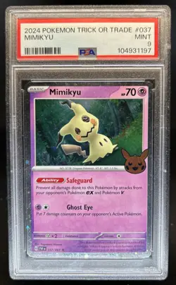 2024 Pokemon Trick or Trade Mimikyu #037/091 PSA 9 - Image 1