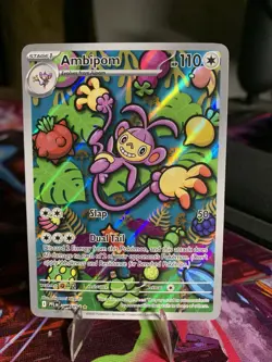 Pokemon TCG Ambipom 107/094 Illustration Rare Phantasmal Flames Full Art - Image 1