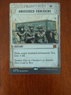 Anguished Unmaking Outlaws of Thunder Junction: Breaking News Regular MTG - Image 1