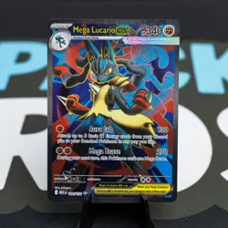 Mega Lucario ex 160/132 Me01: Mega Evolution Holo Pokemon Near Mint - Image 1