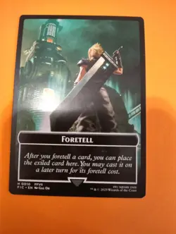 Foretell Treasure Double-Sided Token Commander: Final Fantasy Regular - Image 1