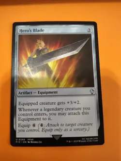 Hero's Blade Commander Final Fantasy Magic: The Gathering NM MTG - Image 1
