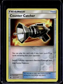 2017 Pokemon SM Crimson Invasion Counter Catcher Reverse Holo #91/111 - Image 1