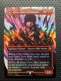Magic The Gathering MTG Final Fantasy #318 Clive, Ifrit's Dominant - Image 1