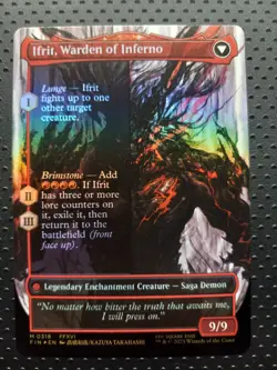 Magic The Gathering MTG Final Fantasy #318 Clive, Ifrit's Dominant - Image 2