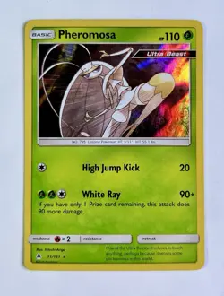 Pheromosa 2018 Pokemon S&M Forbidden Light Holo Rare #64/101 * Light Play - Image 1