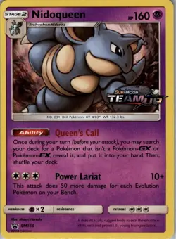 Pokemon - Nidoqueen SM160 - Sun & Moon Black Star Promo - LP - Image 1