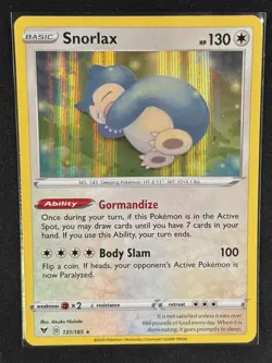 Pokemon - Snorlax 131/185 - Vivid Voltage Holo Rare - LP - Image 1