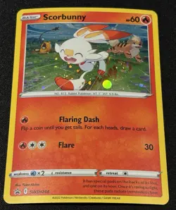 Pokemon - Scorbunny SWSH244 - Sword & Shield Black Star Promo - MP - Image 1