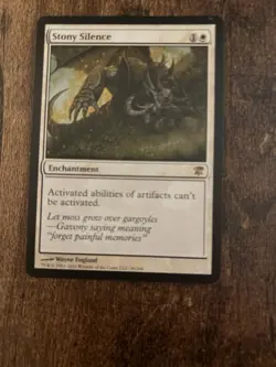 Stony Silence Innistrad Magic the Gathering MTG English LP - Image 1