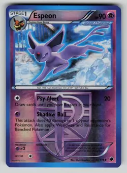 Espeon 48/116 Uncommon Plasma Freeze Pokemon Reverse Holo MP - Image 1