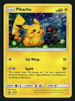 Pikachu LP SM86 - Holo Black Star Promo - Pokemon 2017 - Image 1