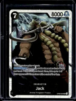 2024 One Piece Two Legends Jack Super Rare #OP08-084 - Image 1