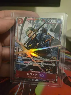 Roronoa Zoro (Alt Art) EB04-007 SR - Egghead Crisis Japanese One Piece - Image 1