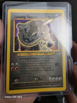 Pokemon 2002 Shining Steelix Neo Destiny Unlimited Holo Secret Rare 112/105 - Image 1