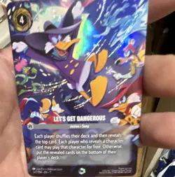 DuckTales Let's Get Dangerous Darkwing Duck ￼Enchanted Rare 149/204 Lorcana - Image 1