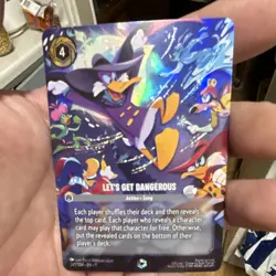DuckTales Let's Get Dangerous Darkwing Duck ￼Enchanted Rare 149/204 Lorcana - Image 2